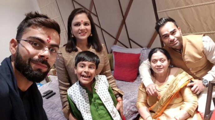 Virat Kohli family